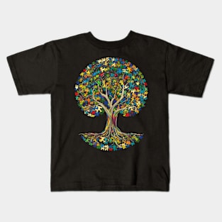 Autism Tree Kids T-Shirt